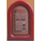 Colonial Windowbox Charm  Complete WITH Red Padauk frame